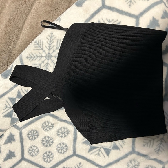 NWOT Babaton black cross tank - Picture 4 of 4